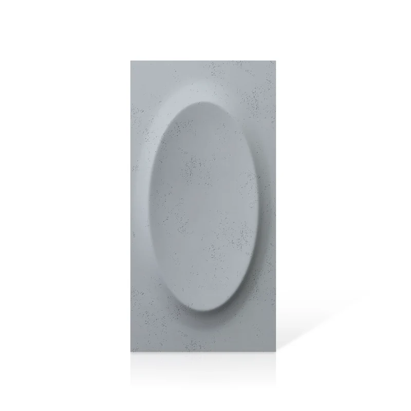 3D Concrete Wall Panels OVAL