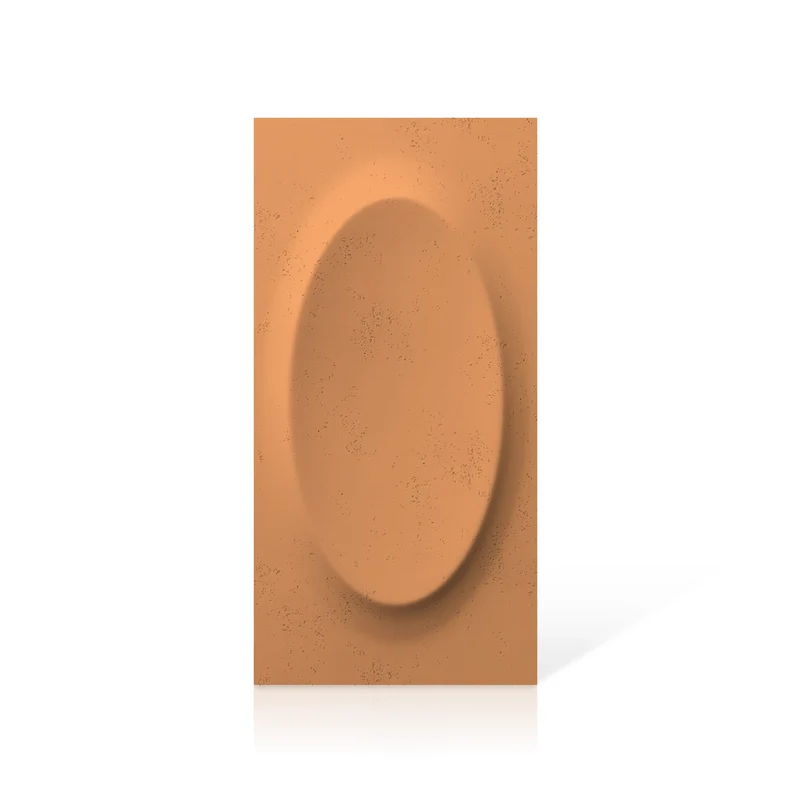 3D Concrete Wall Panels OVAL
