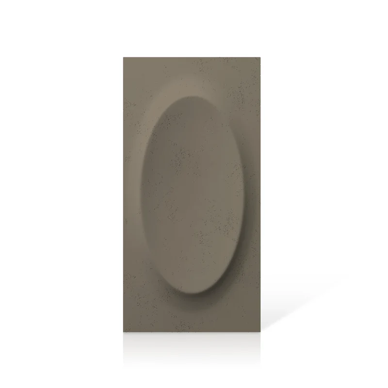3D Concrete Wall Panels OVAL