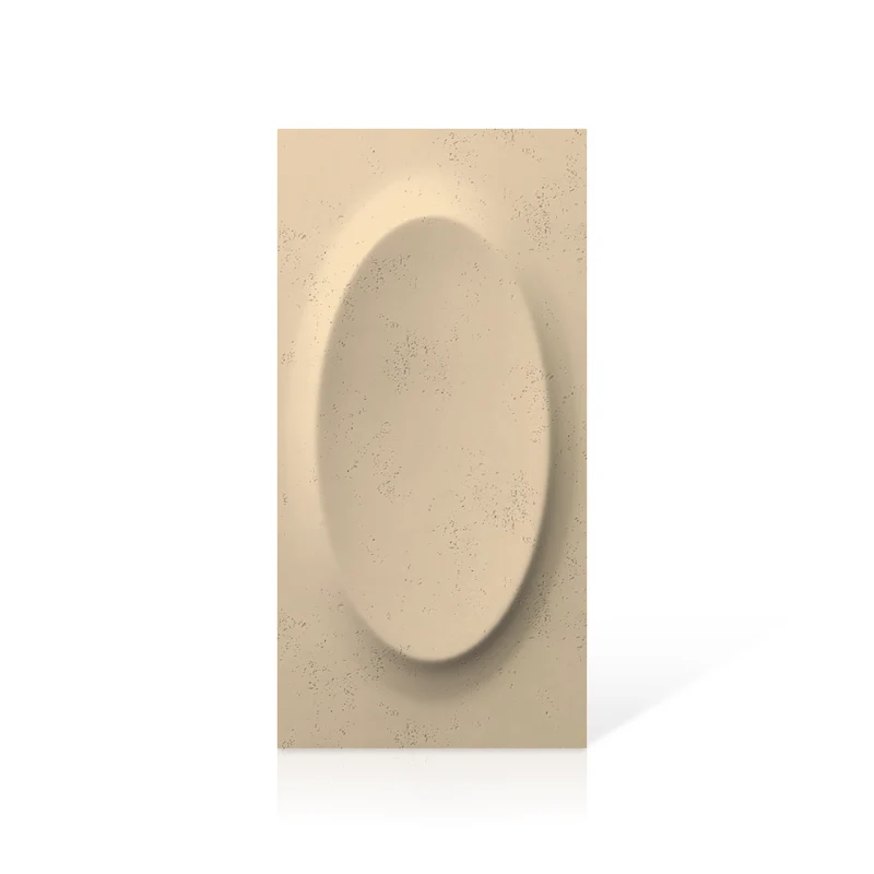 3D Concrete Wall Panels OVAL