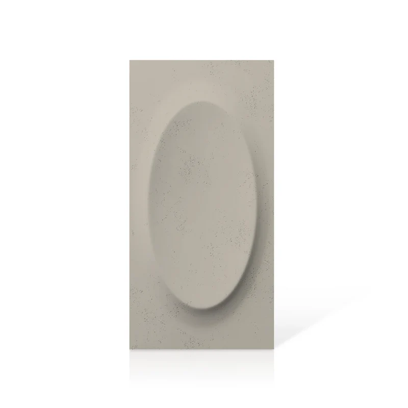 3D Concrete Wall Panels OVAL