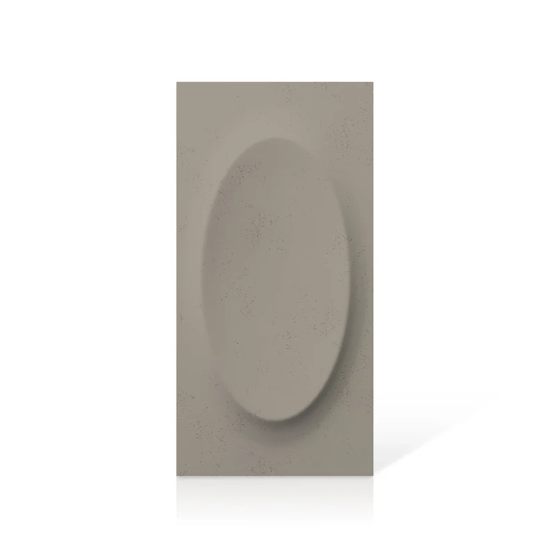 3D Concrete Wall Panels OVAL