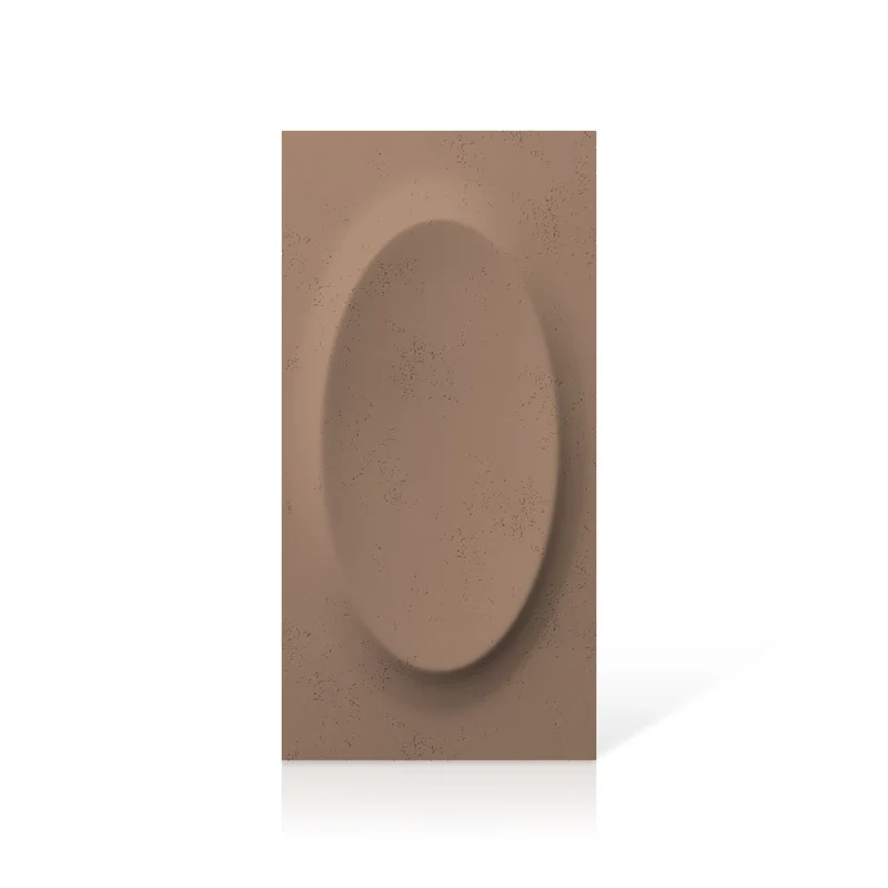 3D Concrete Wall Panels OVAL