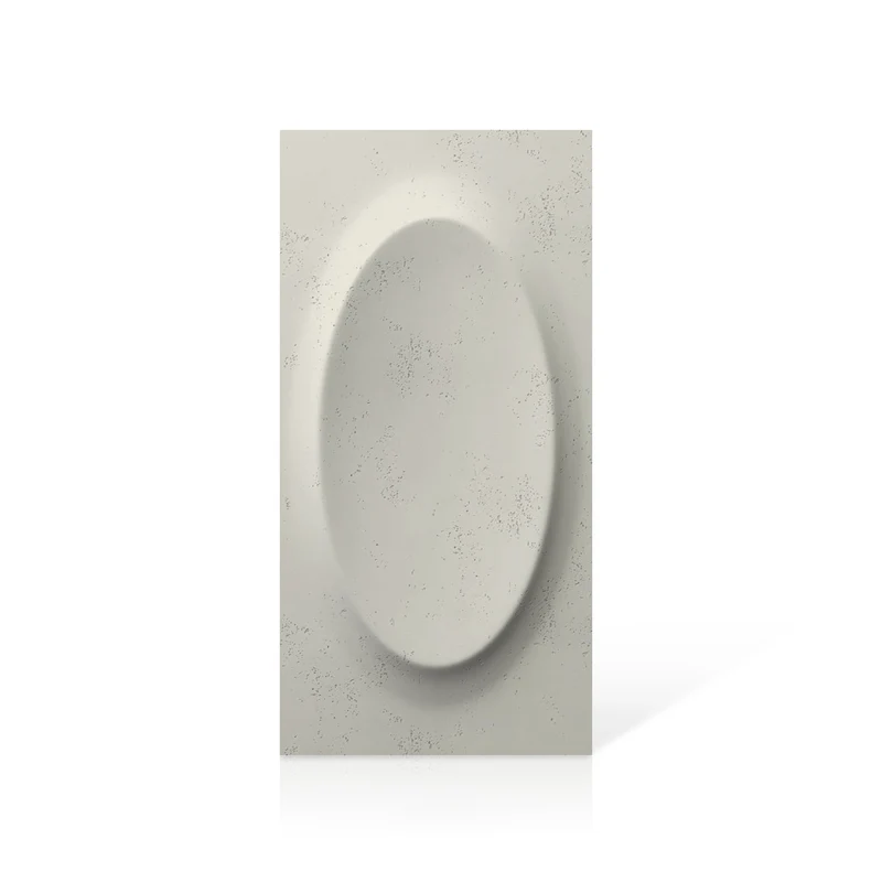 3D Concrete Wall Panels OVAL