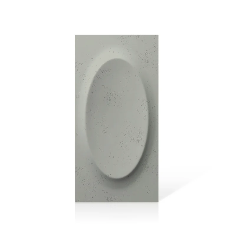 3D Concrete Wall Panels OVAL