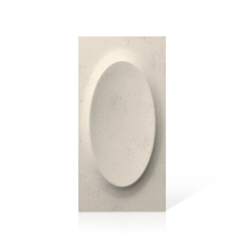 3D Concrete Wall Panels OVAL