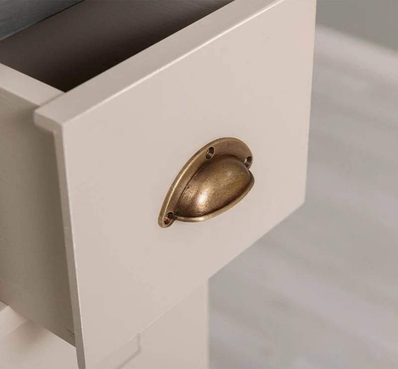 Bartresen | Empfangstheke aus Massivholz im Landhausstil mit Metalltresen - Zink