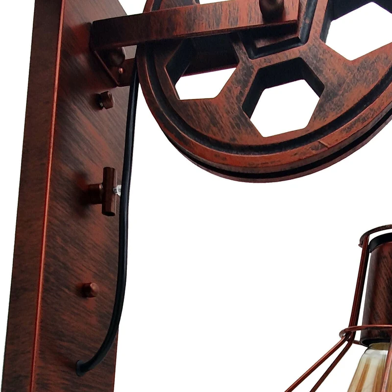 Vintage Industrial Rétro Applique Murale en Métal Lumière