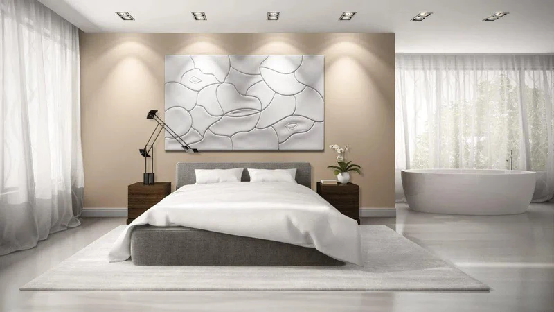 3D Gypsum Wall Panels Mural Set - MOUGINS