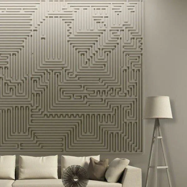 3D Gypsum Wall Panels Mural Set - ARCHETYPE