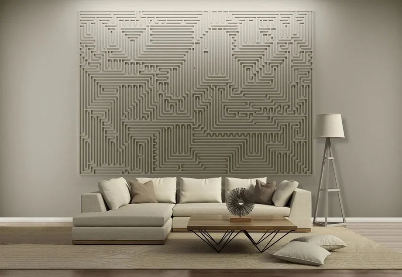 3D Gypsum Wall Panels Mural Set - ARCHETYPE
