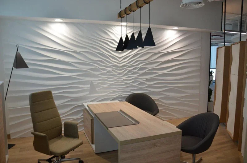 3D Gypsum Wall Panels Mural Set - ILLUSION