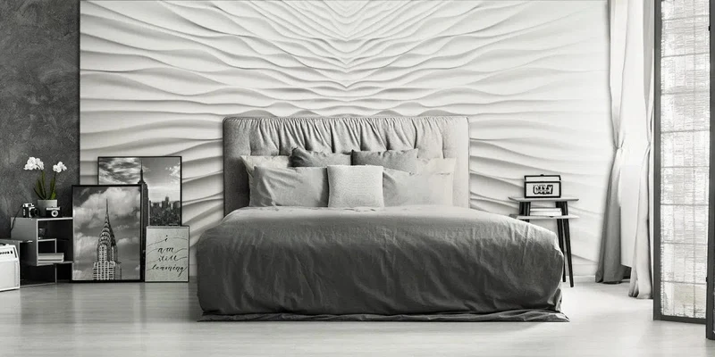 3D Gypsum Wall Panels Mural Set - ILLUSION
