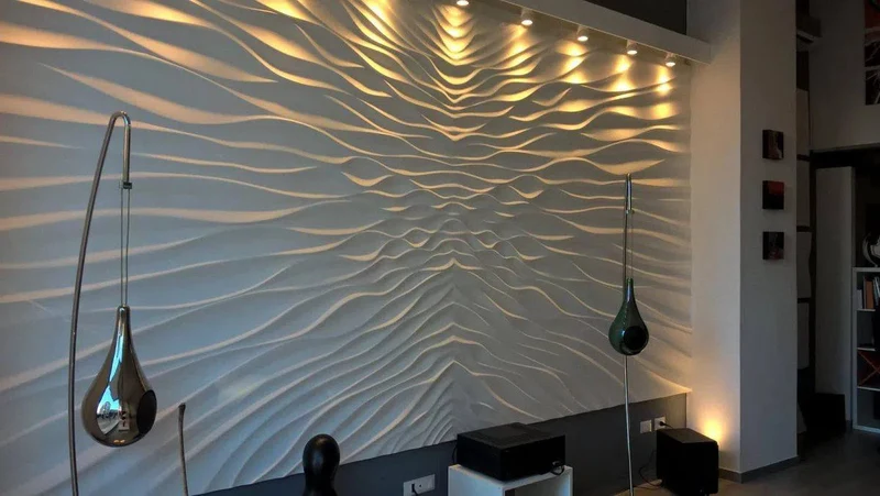 3D Gypsum Wall Panels Mural Set - ILLUSION