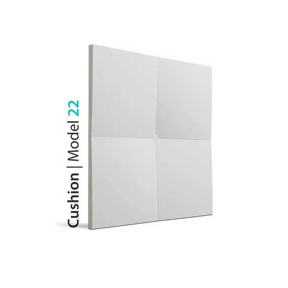 3D Gypsum Wall Art Panels - CUSHION