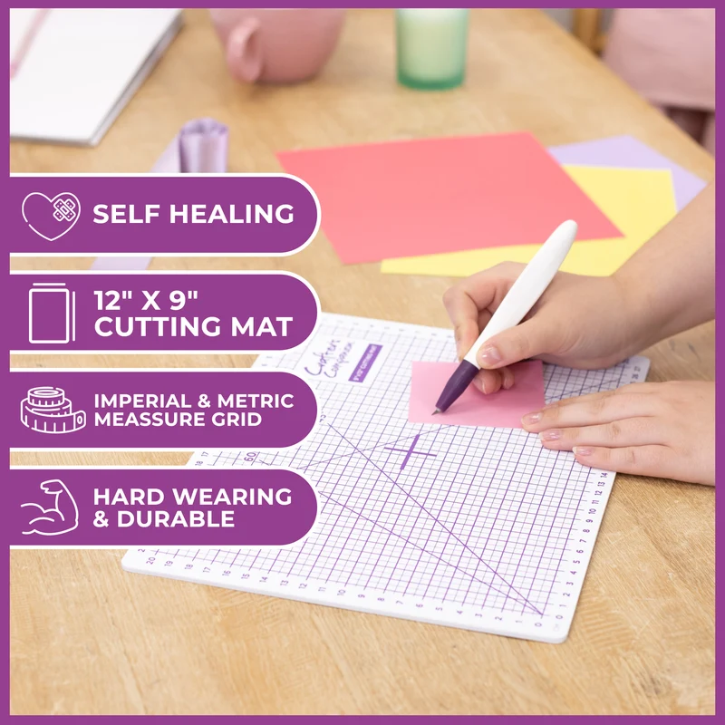Crafter's Companion - Self Healing Craft Cutting Mat - 12"x9"