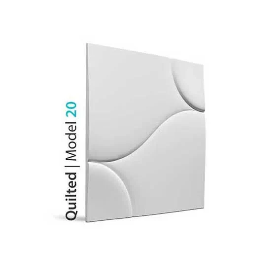 3D Gypsum Wall Art Panels - QUILTED