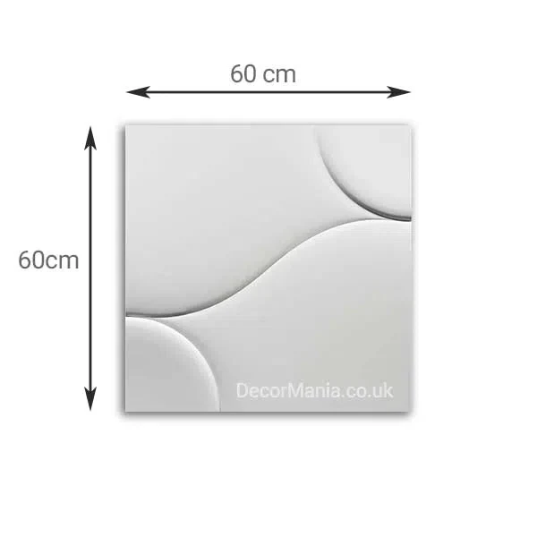 3D Gypsum Wall Art Panels - QUILTED