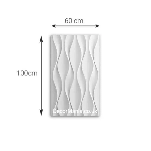 3D Gypsum Wall Art Panels - FLOW