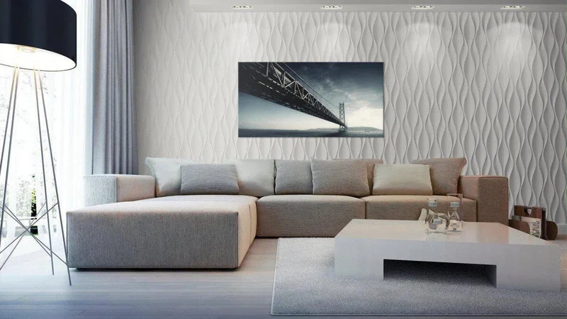 3D Gypsum Wall Art Panels - FLOW