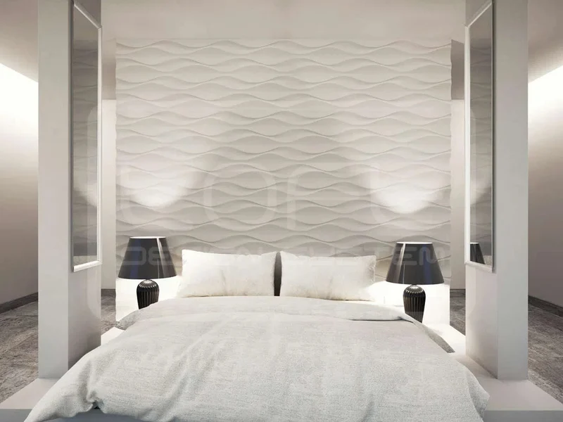 3D Gypsum Wall Art Panels - FLOW