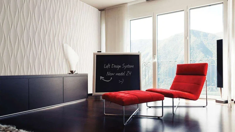 3D Gypsum Wall Art Panels - FLOW