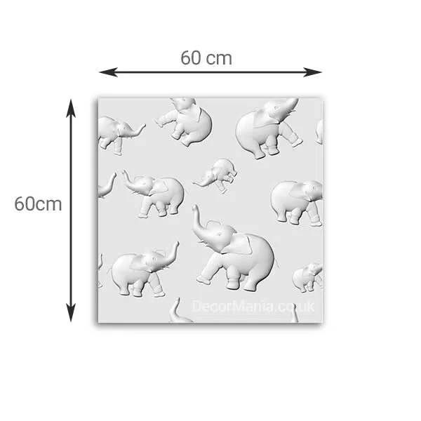 3D Gypsum Wall Art Panels - JUNGLE