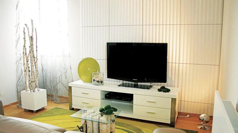 3D Gypsum Wall Art Panels - RUFFLES