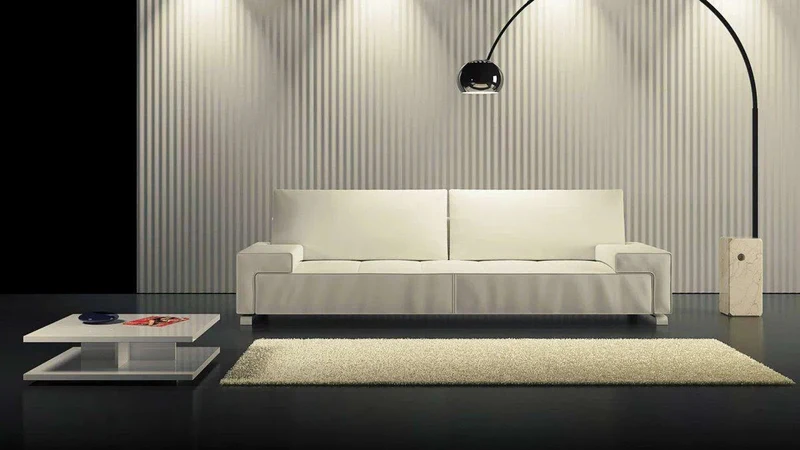 3D Gypsum Wall Art Panels - RUFFLES