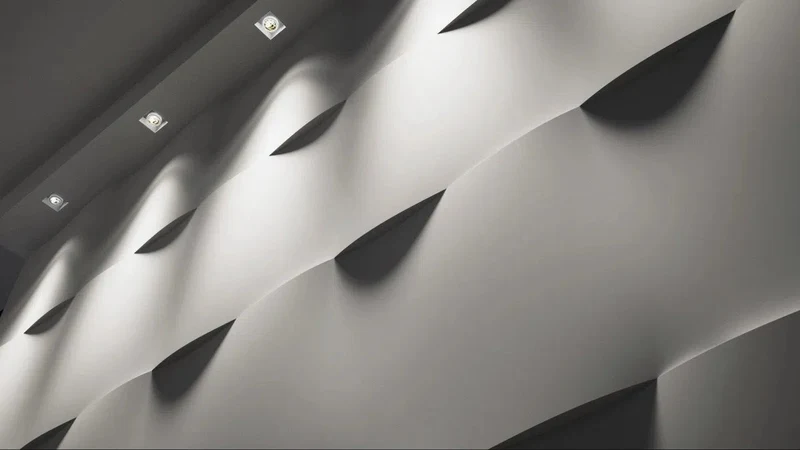 3D Gypsum Wall Art Panels - FLUTTER