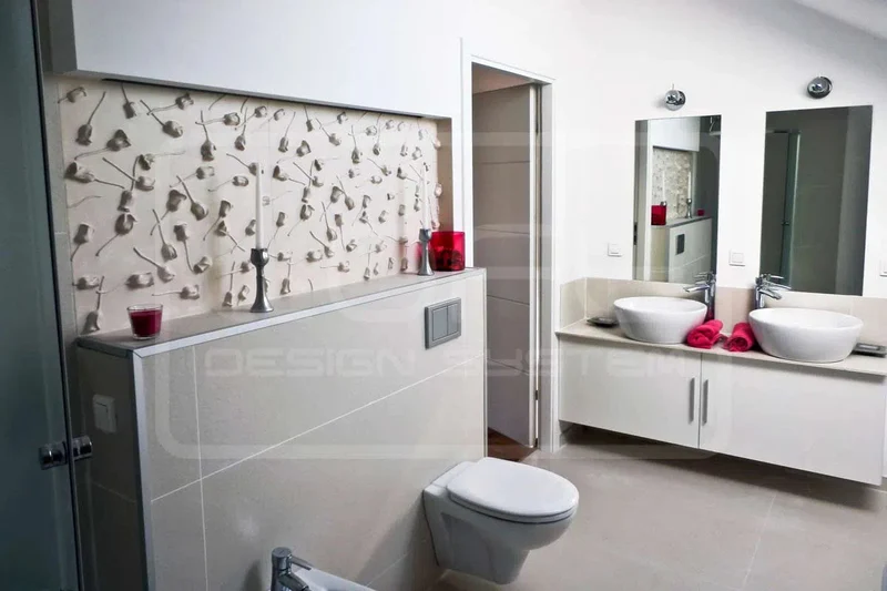 3D Gypsum Wall Art Panels - ROSE GARDEN