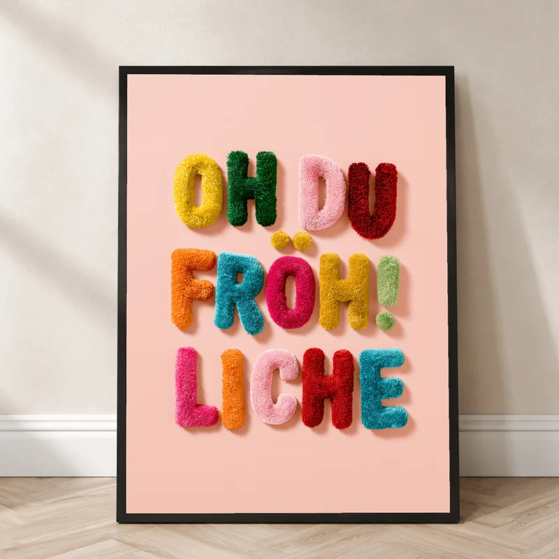 Oh du Fröhliche Flausch Poster
