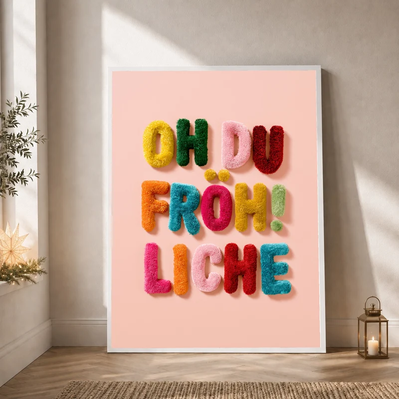 Oh du Fröhliche Flausch Poster