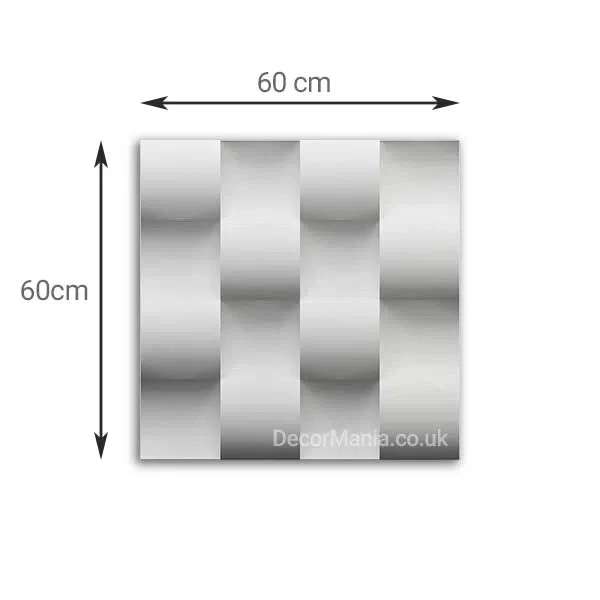 3D Gypsum Wall Art Panels - TWIST