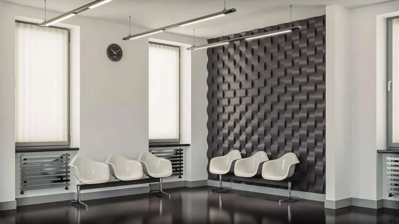 3D Gypsum Wall Art Panels - TWIST
