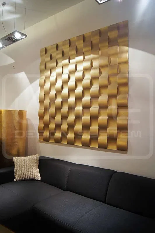 3D Gypsum Wall Art Panels - TWIST