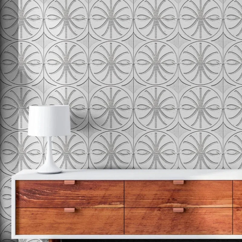 Concrete 3D Tile CARINA Grey - Box of 6