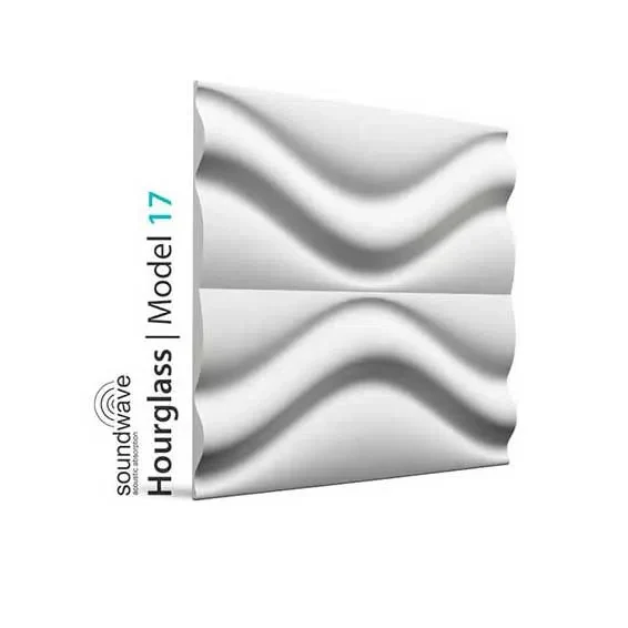 3D Gypsum Wall Art Panels - HOURGLASS