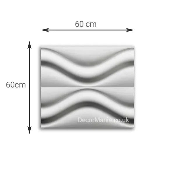 3D Gypsum Wall Art Panels - HOURGLASS