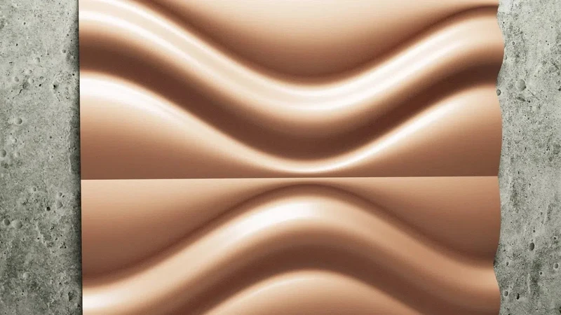 3D Gypsum Wall Art Panels - HOURGLASS
