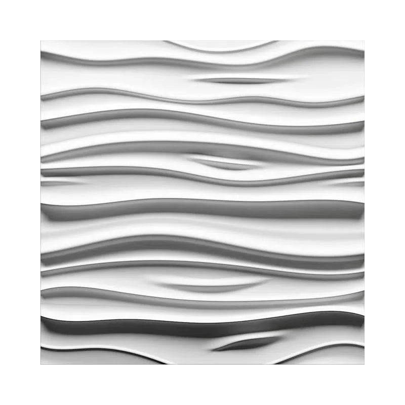 3D Gypsum Wall Art Panels - STREAM