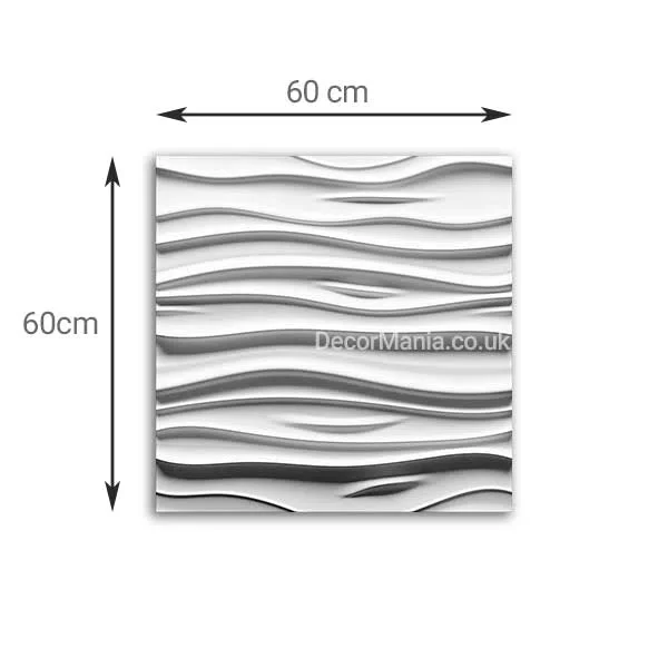 3D Gypsum Wall Art Panels - STREAM
