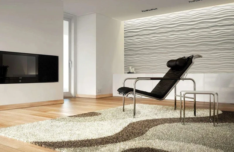 3D Gypsum Wall Art Panels - STREAM