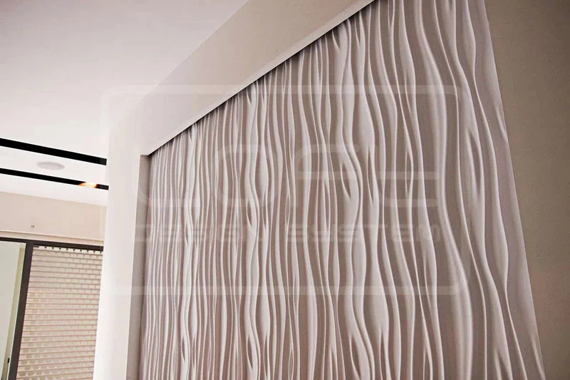 3D Gypsum Wall Art Panels - STREAM