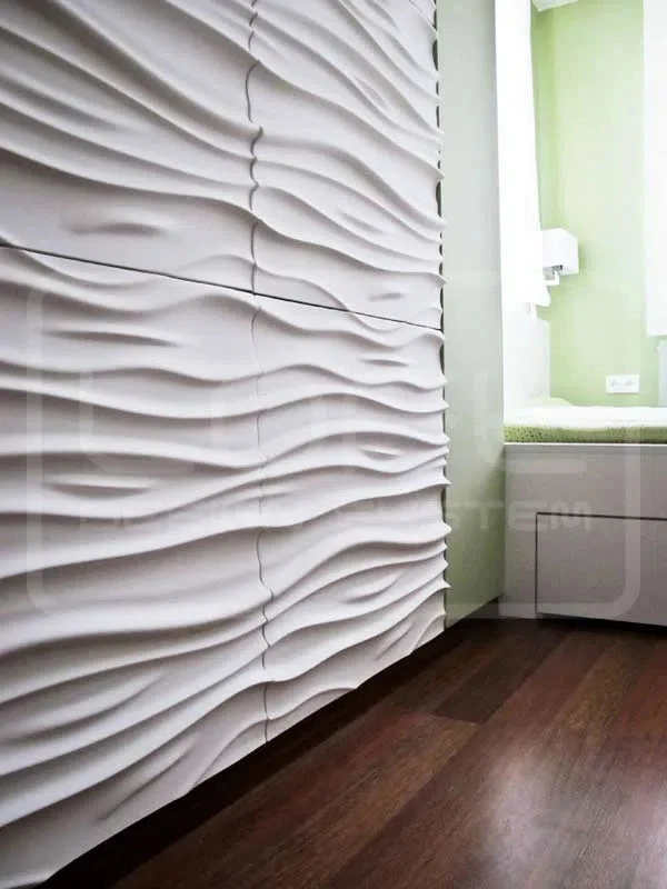 3D Gypsum Wall Art Panels - STREAM