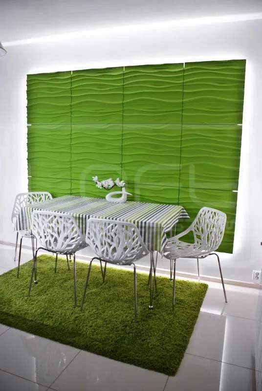 3D Gypsum Wall Art Panels - STREAM