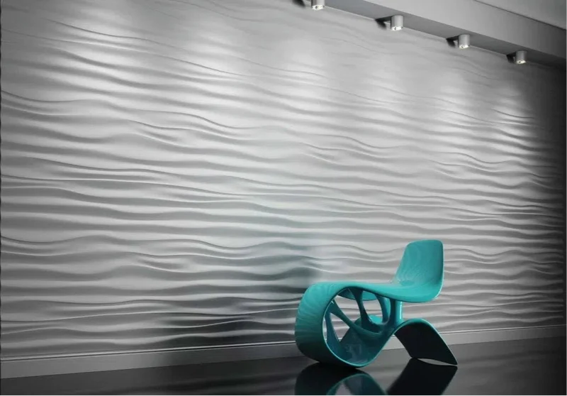 3D Gypsum Wall Art Panels - RIPPLES