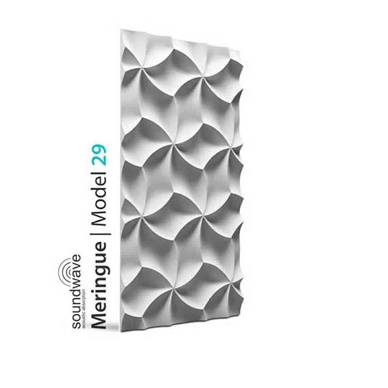 3D Gypsum Wall Art Panels - MERINGUE