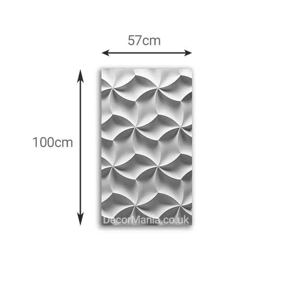 3D Gypsum Wall Art Panels - MERINGUE
