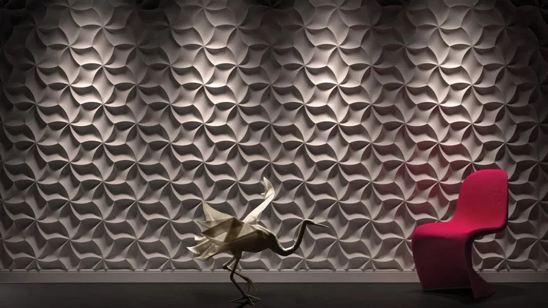3D Gypsum Wall Art Panels - MERINGUE